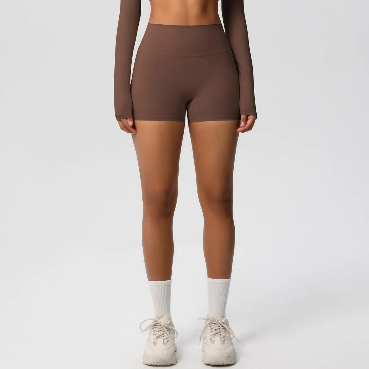 Women's Sports Yoga Shorts High Waist Hip Lift Fitness Running Cycling Quick Dry Breathable Yoga Women's Yoga Shorts