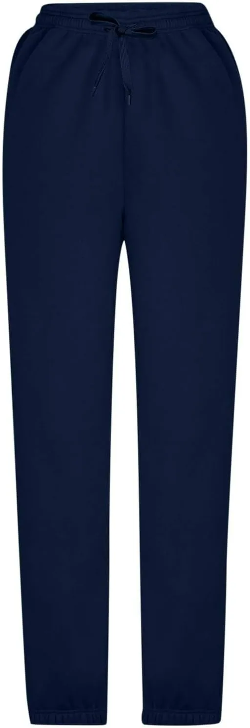 Women's Warm Sherpa Lined Athletic Sweatpants Jogger Fleece Pants Baggy Solid Sweatpants
