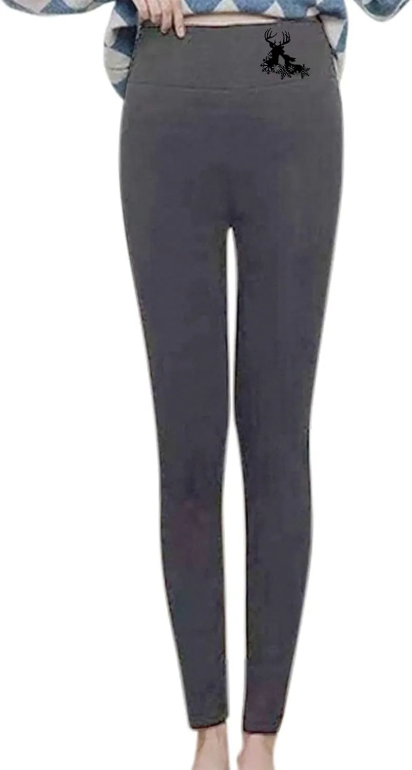 Womens Winter Fleece Lined Leggings Winter Warm Athletic Jogger Sporty Athletic Joggers Pants Lounge Pants Fluffy Sleepwear