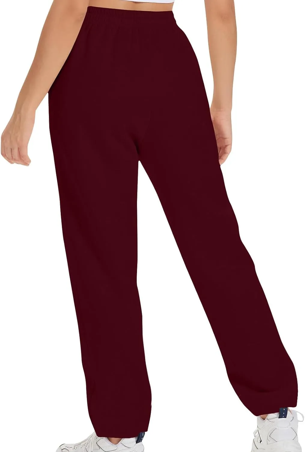 Xiaojmake Active Sweatpants for Women Casual High Waisted Straight Sport Joggers Cozy Loungewear Workout Baggy Lounge Trouser