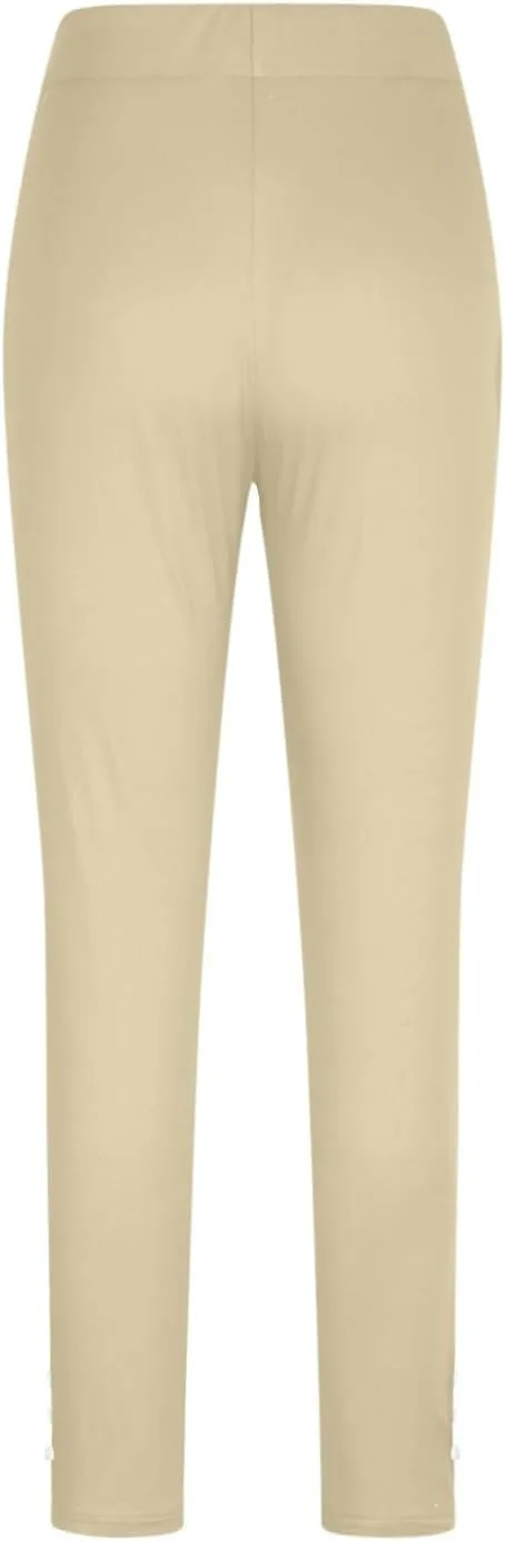 Xiaojmake Cinched Ankle Leggings with Button Accents Tummy Control High Waist Yoga Pants Athletic Yoga Leggings Loungewear
