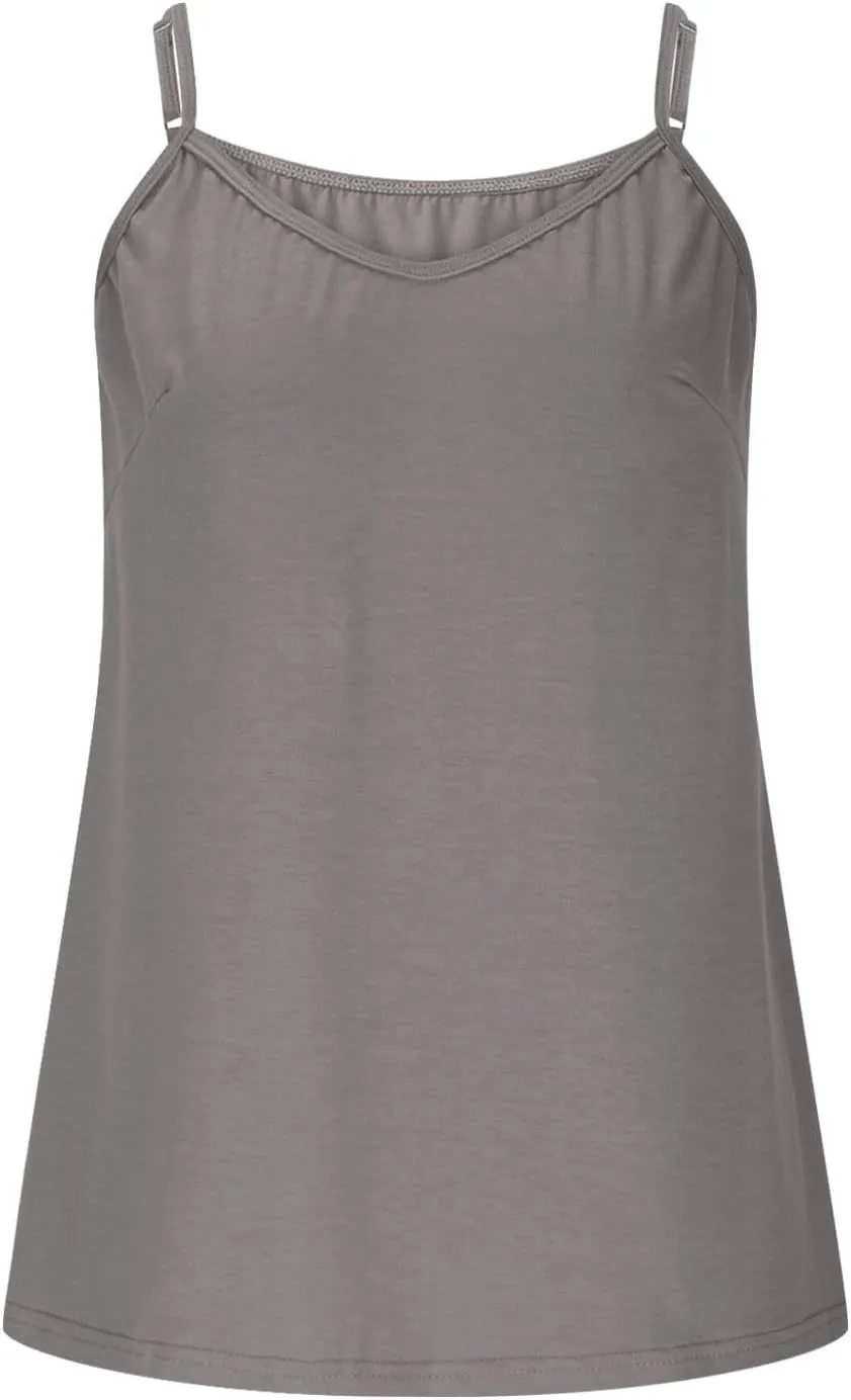 Xiaojmake Women Silk Satin Tank Tops Plus Size 2025 V Neck Adjustable Spaghetti Strap Sleeveless Camisole Summer Basic Shirt