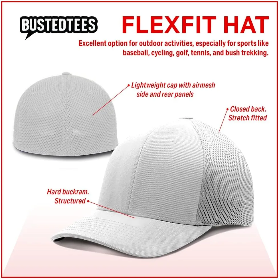 XRP Logo Hat Fitted Flexfit Hats Crypto Baseball Cap Ultrafibre Breathable Mesh Side for Casual Wear